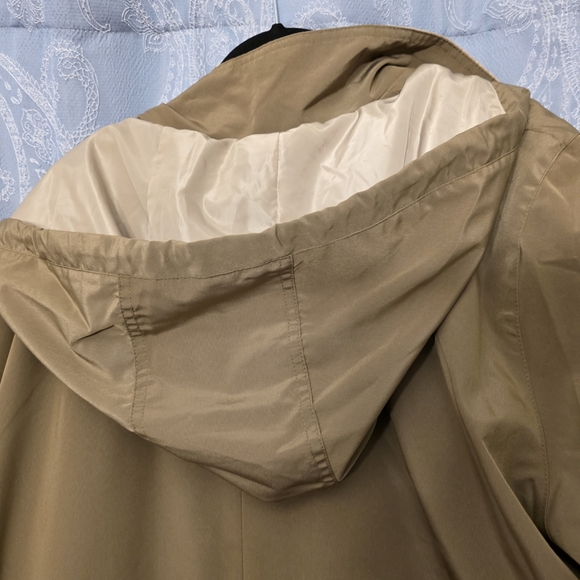 Appleseed's Khaki Hooded Trench Coat - Picture 15 of 15